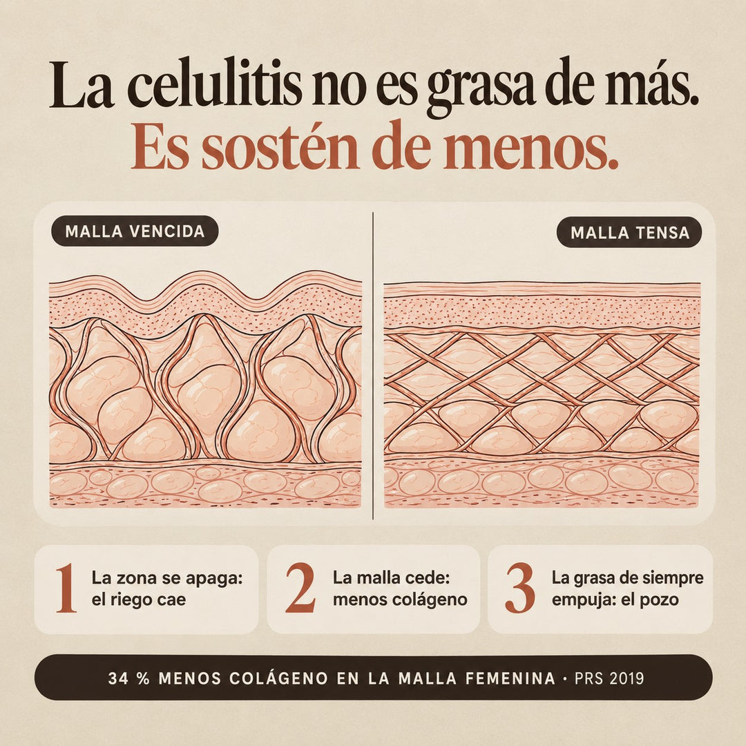 Piel de naranja + celulitis